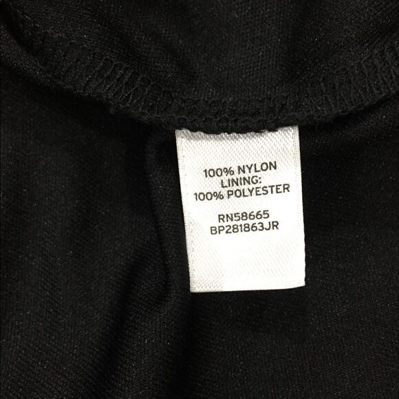 Frenchi Black Mesh Overlay Fit & Flare Dress XS - Picture 6 of 7